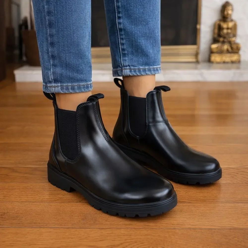 Aquatherm Leather Water Resistant Insulated Chelsea Boots
